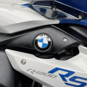 BMW motorcycle detail